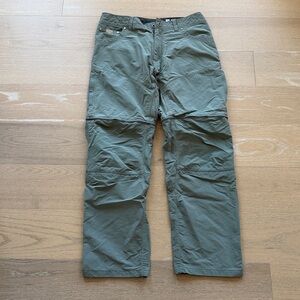 Kuhl Liberator Convertible Pants Men’s Size 36x32 Oliver Green